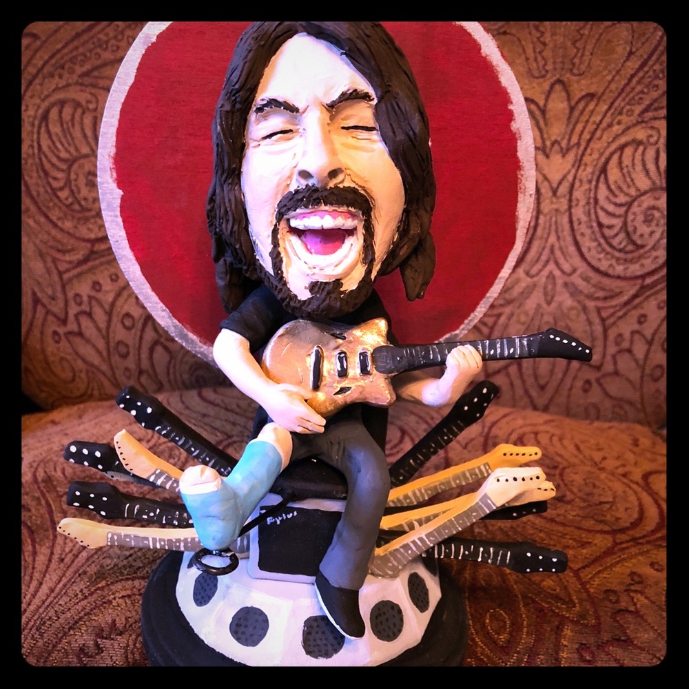 Custom Dave Grohl bobblehead